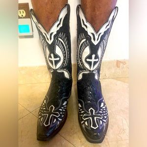 JE Dillion MENS Leather Cowboy Boots